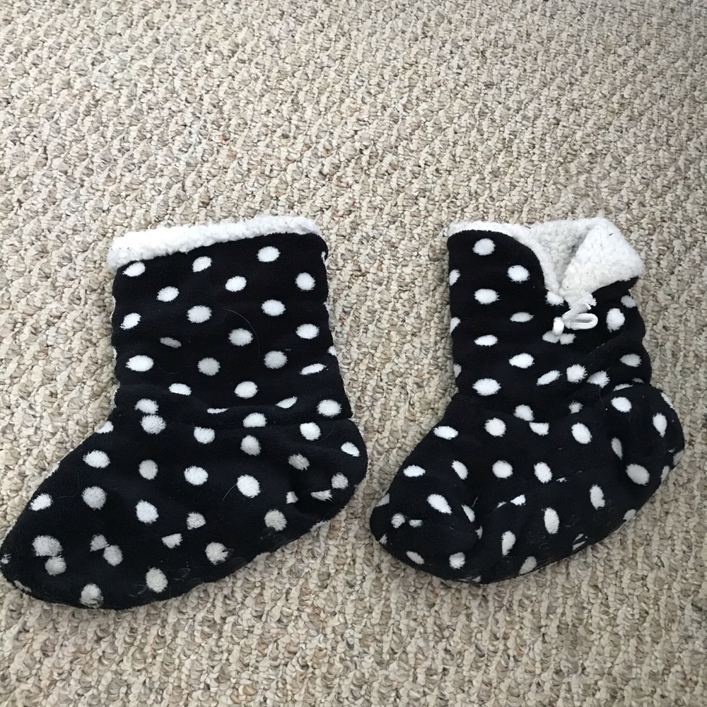 Polka Dot Slippers